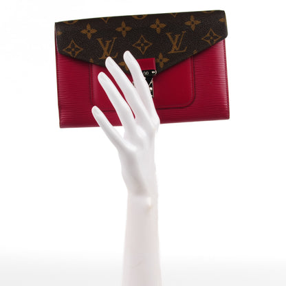 Louis Vuitton Epi Monogram Marie Rose Wallet Fuchsia 2 of 8