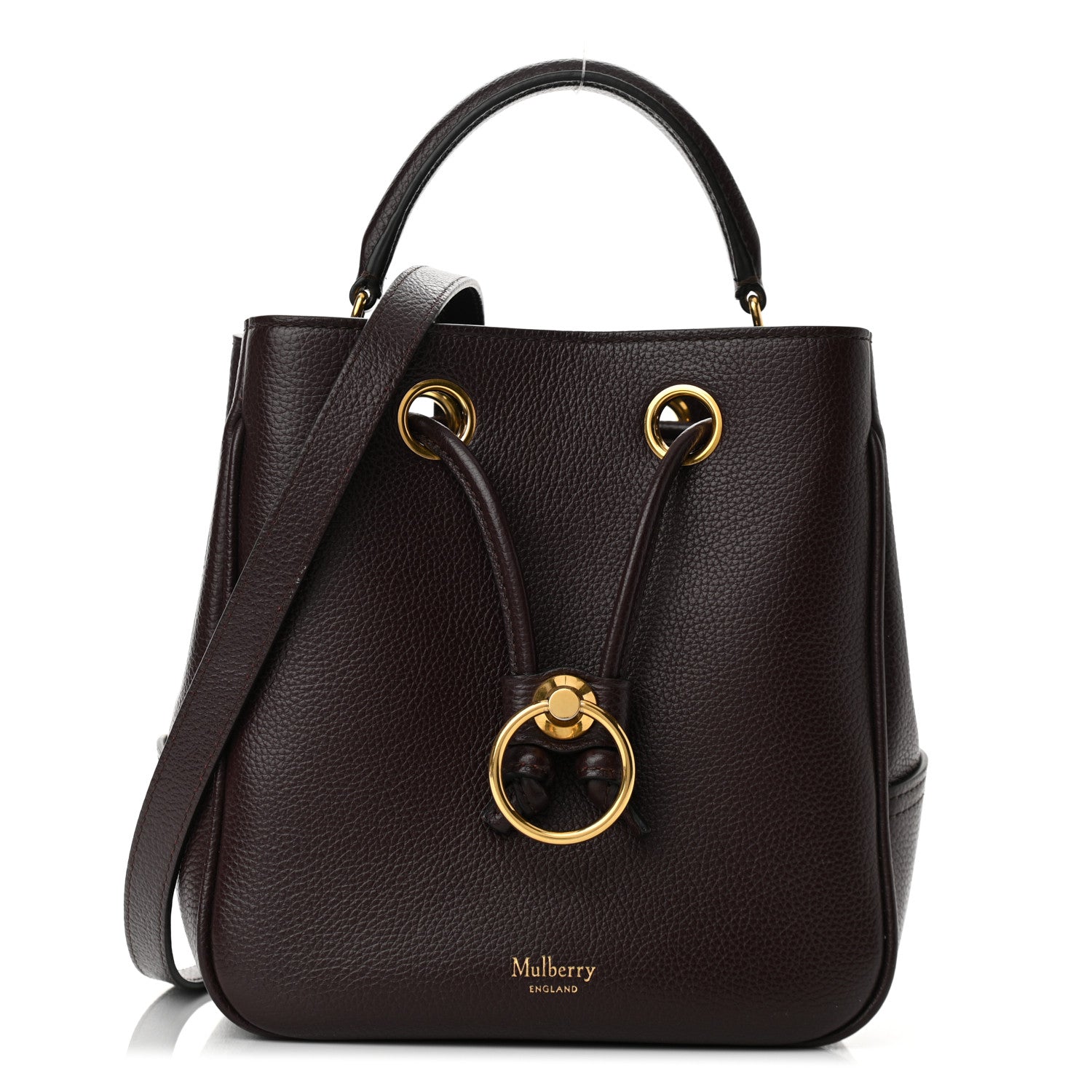 Mulberry Small Classic Grain Small Hampstead Oxblood 1 of 9