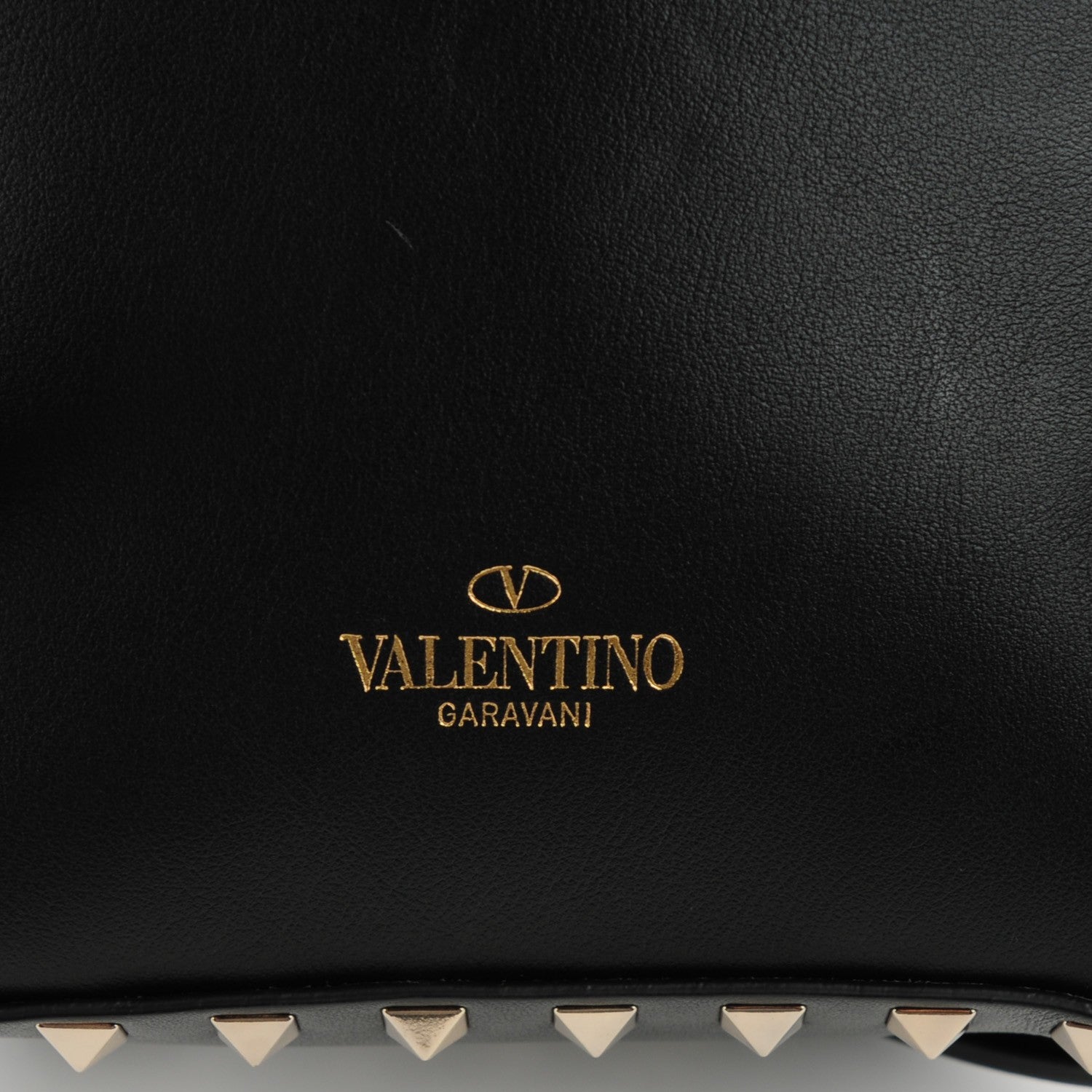 Valentino Garavani Calfskin Mini Rockstud Backpack Black 6 of 7