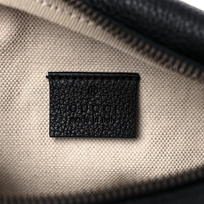 Gucci Grained Calfskin Small Logo Belt Bag Black 6 of 10