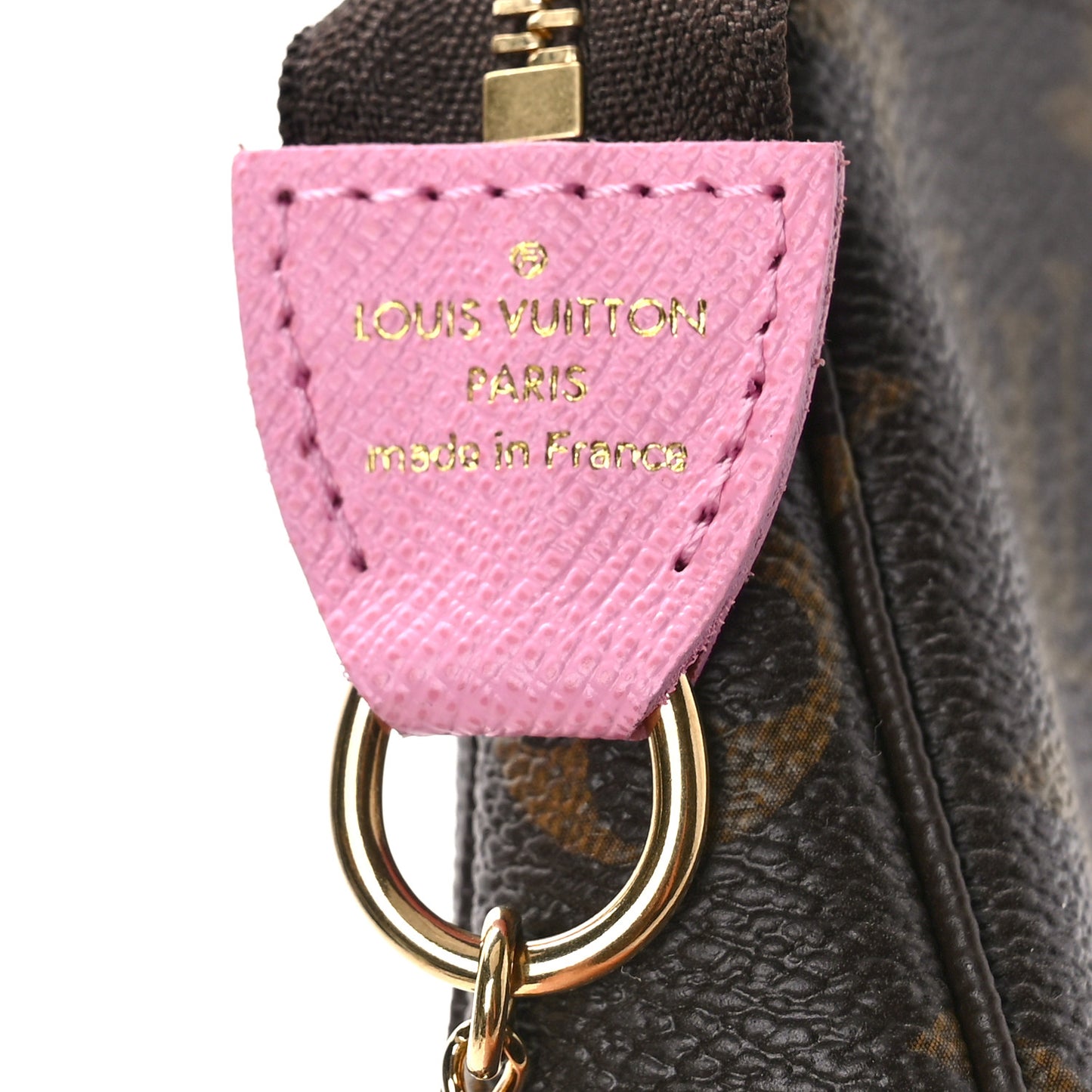 Monogram 2022 Christmas Animation Paris Mini Pochette Accessories Pink