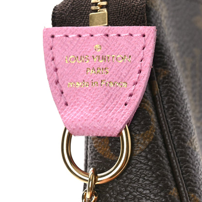 Louis Vuitton Monogram 2022 Christmas Animation Paris Mini Pochette Accessories Pink 7 of 9