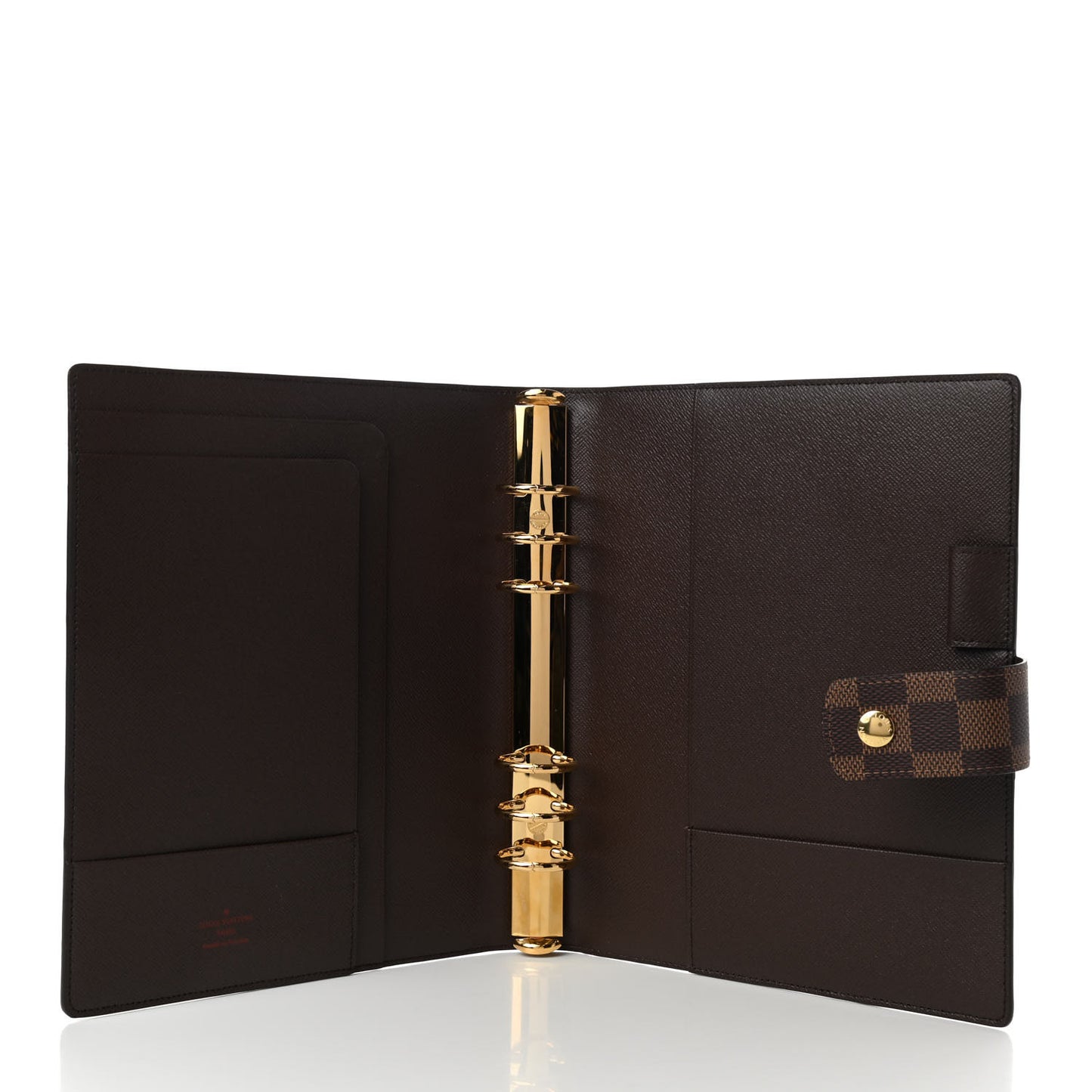 Damier Ebene Large Ring Agenda Cover