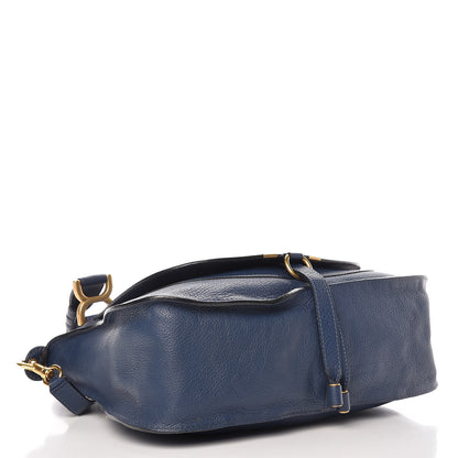 Chloe Calfskin Medium Marcie Satchel Royal Navy 5 of 11