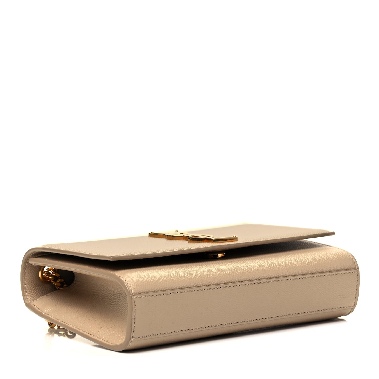 Grain De Poudre Small Monogram Kate Satchel Dark Beige