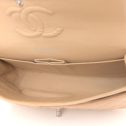 Chanel Lambskin Quilted Medium Double Flap Beige 5 of 16