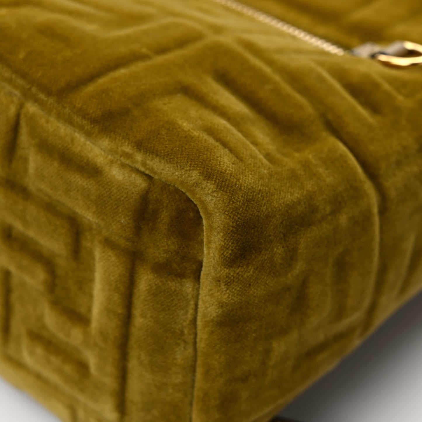 Velvet Vitello Century FF Embossed Mini Backpack Camaleonte