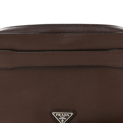 Prada Vitello City Travel Pouch Bruciato 9 of 13