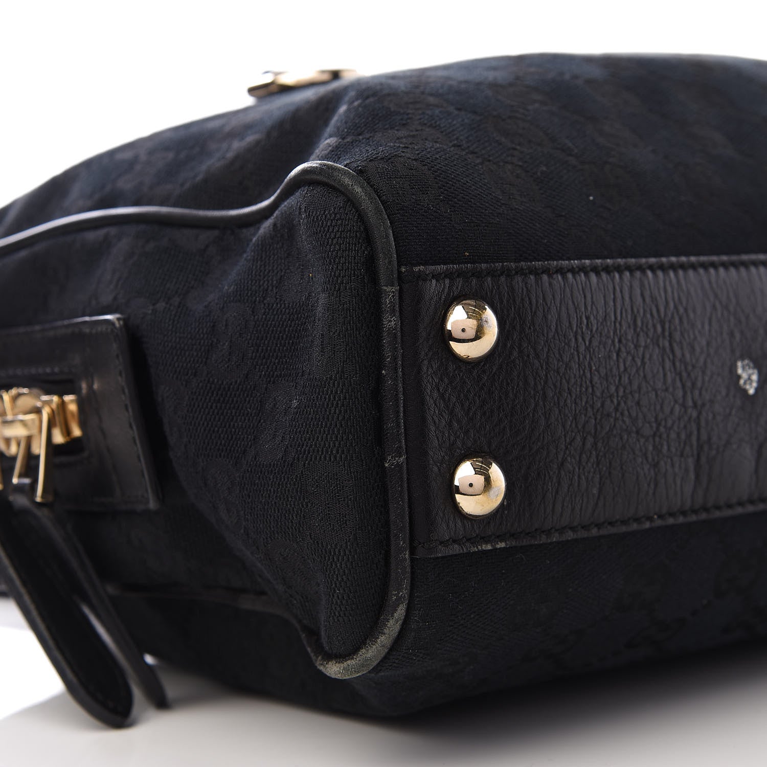 Gucci Monogram Medium New Britt Boston Black 6 of 10