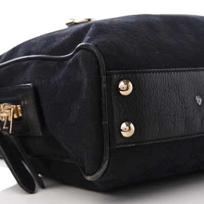 Gucci Monogram Medium New Britt Boston Black 6 of 10