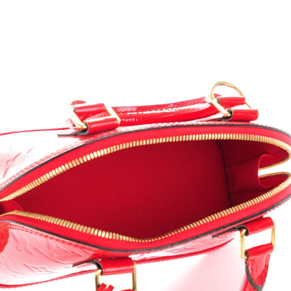 Louis Vuitton Vernis Alma BB Cherry 5 of 8