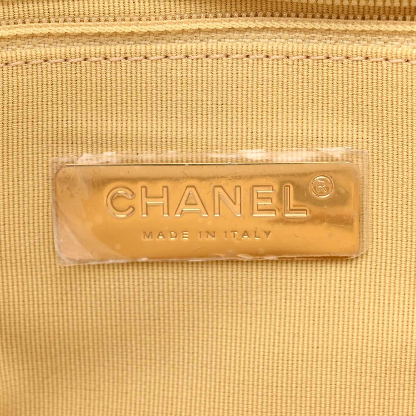 Printed Goatskin Quilted Medium Chanel 19 Flap White Multicolor