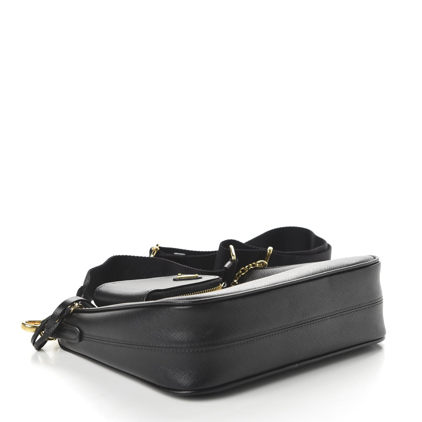 Saffiano Lux Re-Edition 2005 Shoulder Bag Black