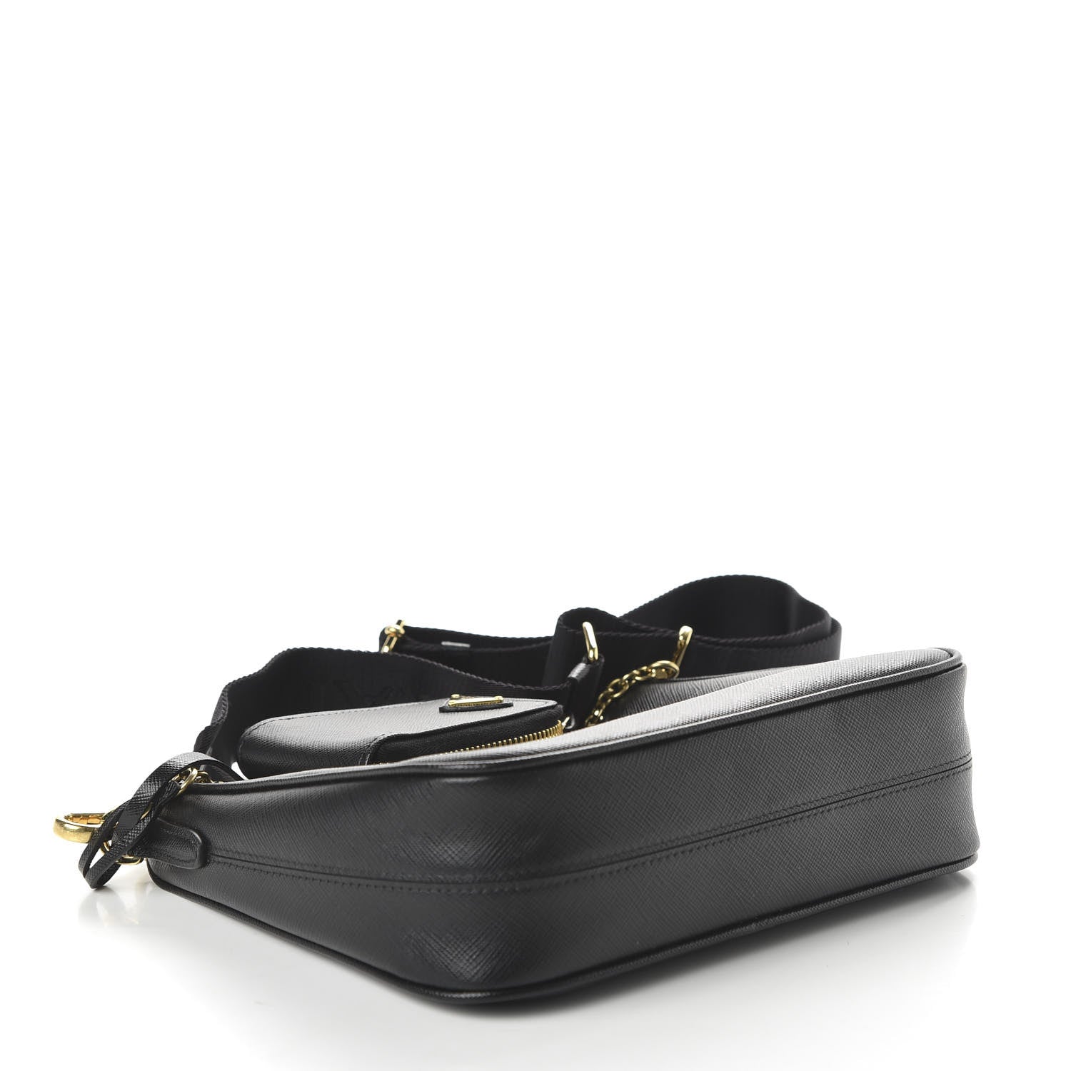 Prada Saffiano Lux Re-Edition 2005 Shoulder Bag Black 4 of 9