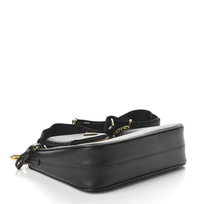 Prada Saffiano Lux Re-Edition 2005 Shoulder Bag Black 4 of 9