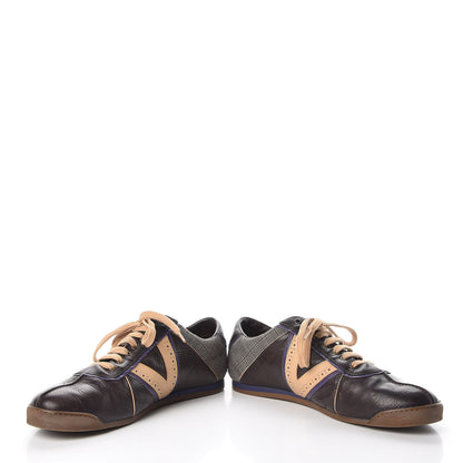Louis Vuitton Calfskin Zephyr Sneakers 9 Cacao 5 of 16