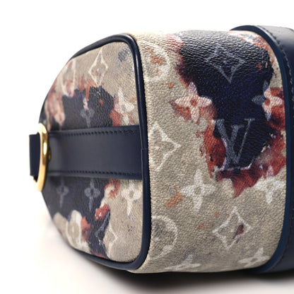 Louis Vuitton Monogram Bleach Keepall Bandouliere 25 Ink Blue 8 of 10