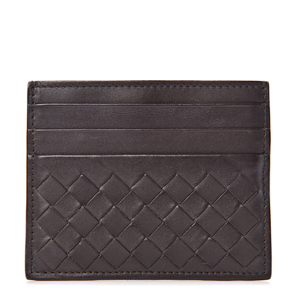 Bottega Veneta Nappa Intrecciato VN Card Case Ebano 1 of 7