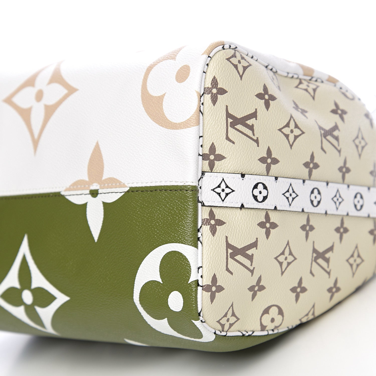 Louis Vuitton Monogram Giant Speedy Bandouliere 30 Kaki Beige 8 of 8
