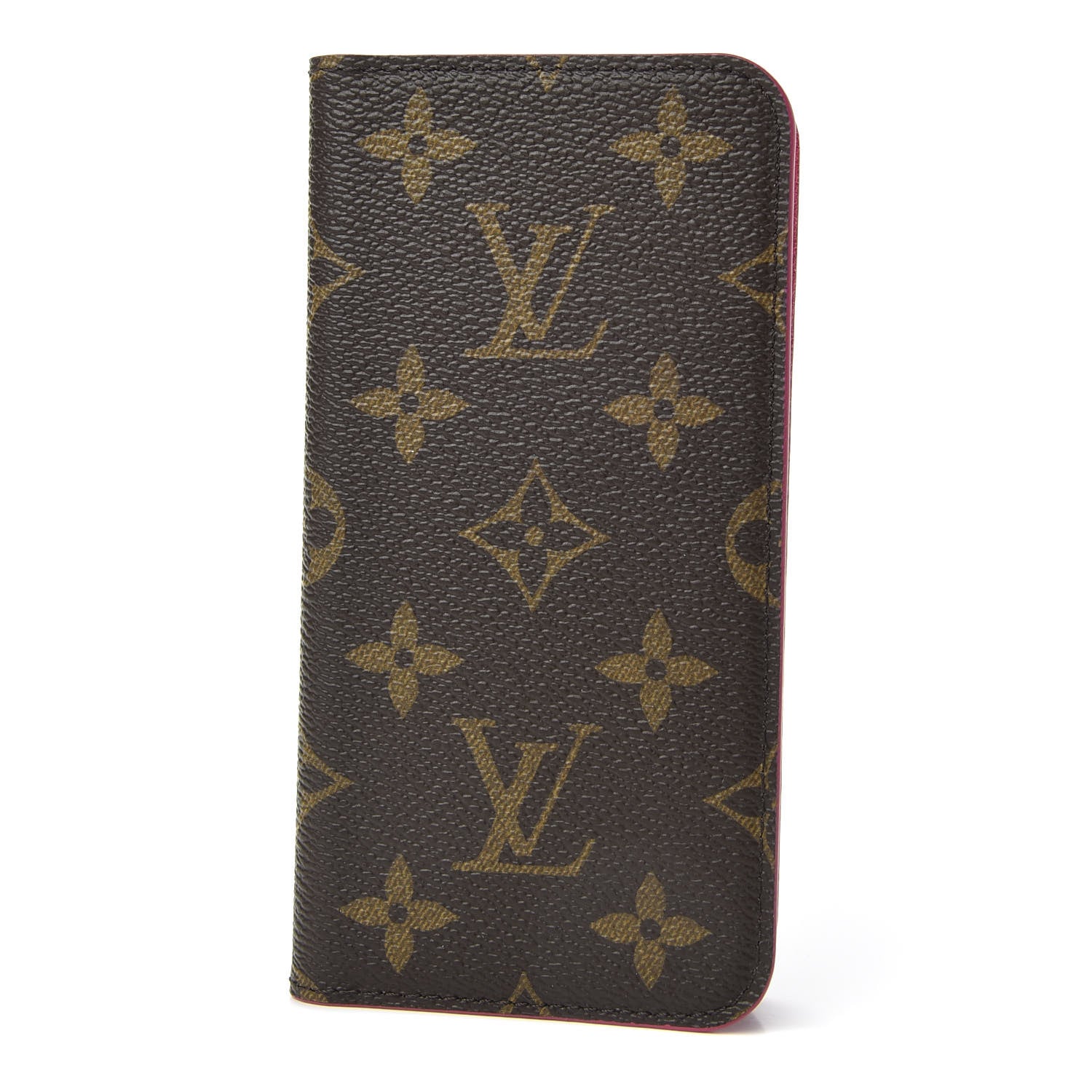 Louis Vuitton Monogram iPhone X Folio Case Rose Pop 1 of 6