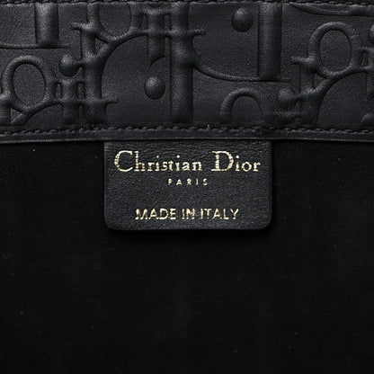 Christian Dior Oblique Calfskin Embossed Large Book Tote Black 8 of 12