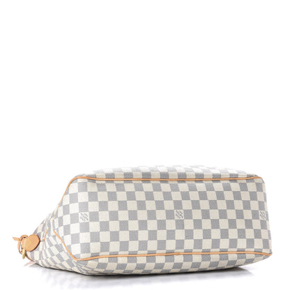Louis Vuitton Damier Azur Delightful MM Rose Ballerine 3 of 10