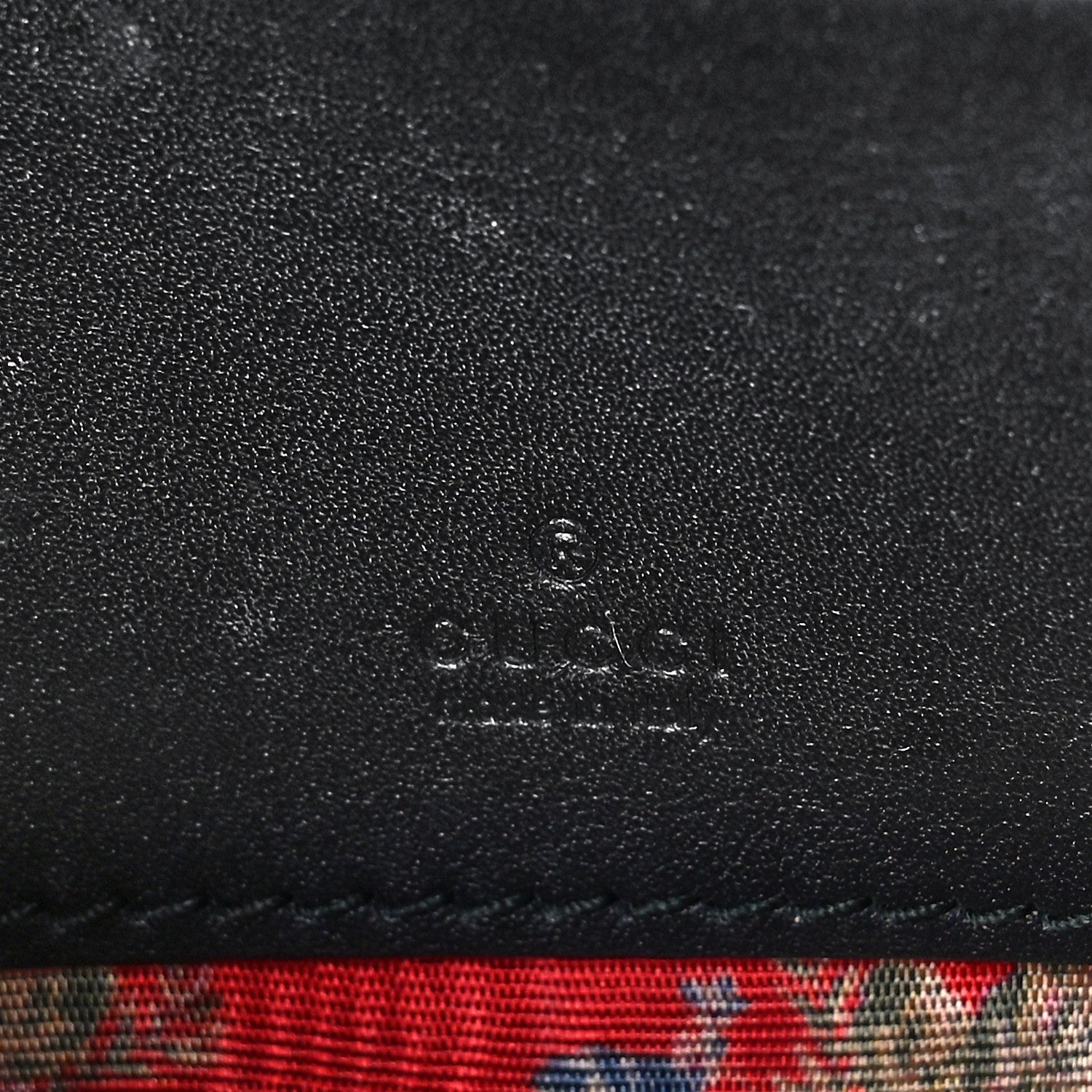 Gucci Patent Rubber Game Patch Logo Crossbody Bag Black 6 of 11
