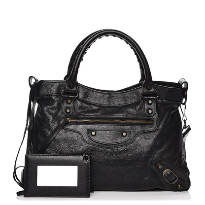 Balenciaga Agneau Classic Hardware Town Black 1 of 9