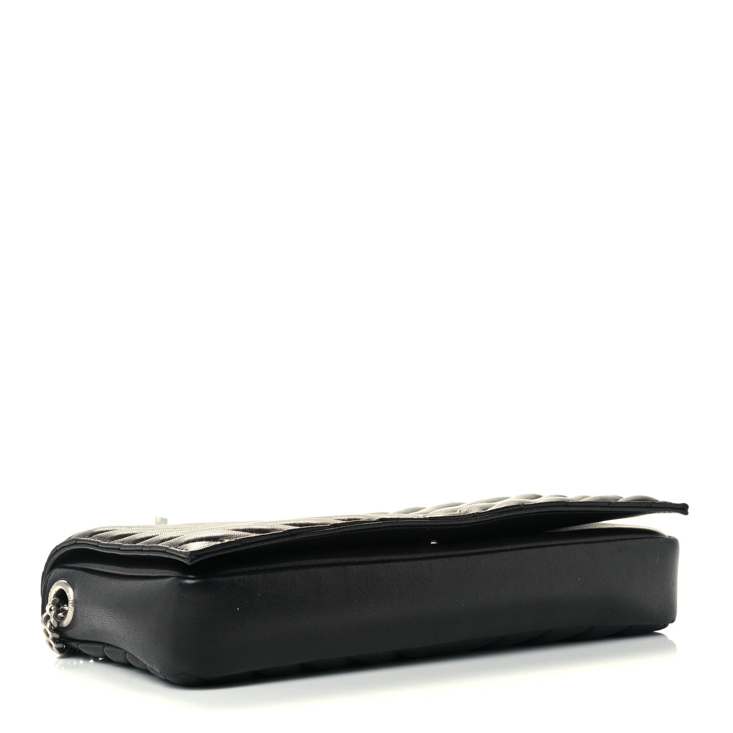 Lambskin Matelasse Monogram Kate 99 Black