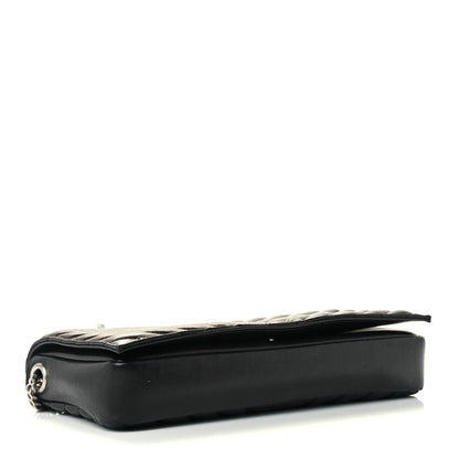 Saint Laurent Lambskin Matelasse Monogram Kate 99 Black 4 of 11