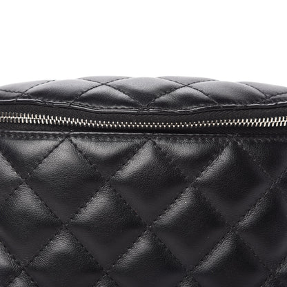 Chanel Grained Calfskin Quilted Waist Belt Bag Black 11 of 11