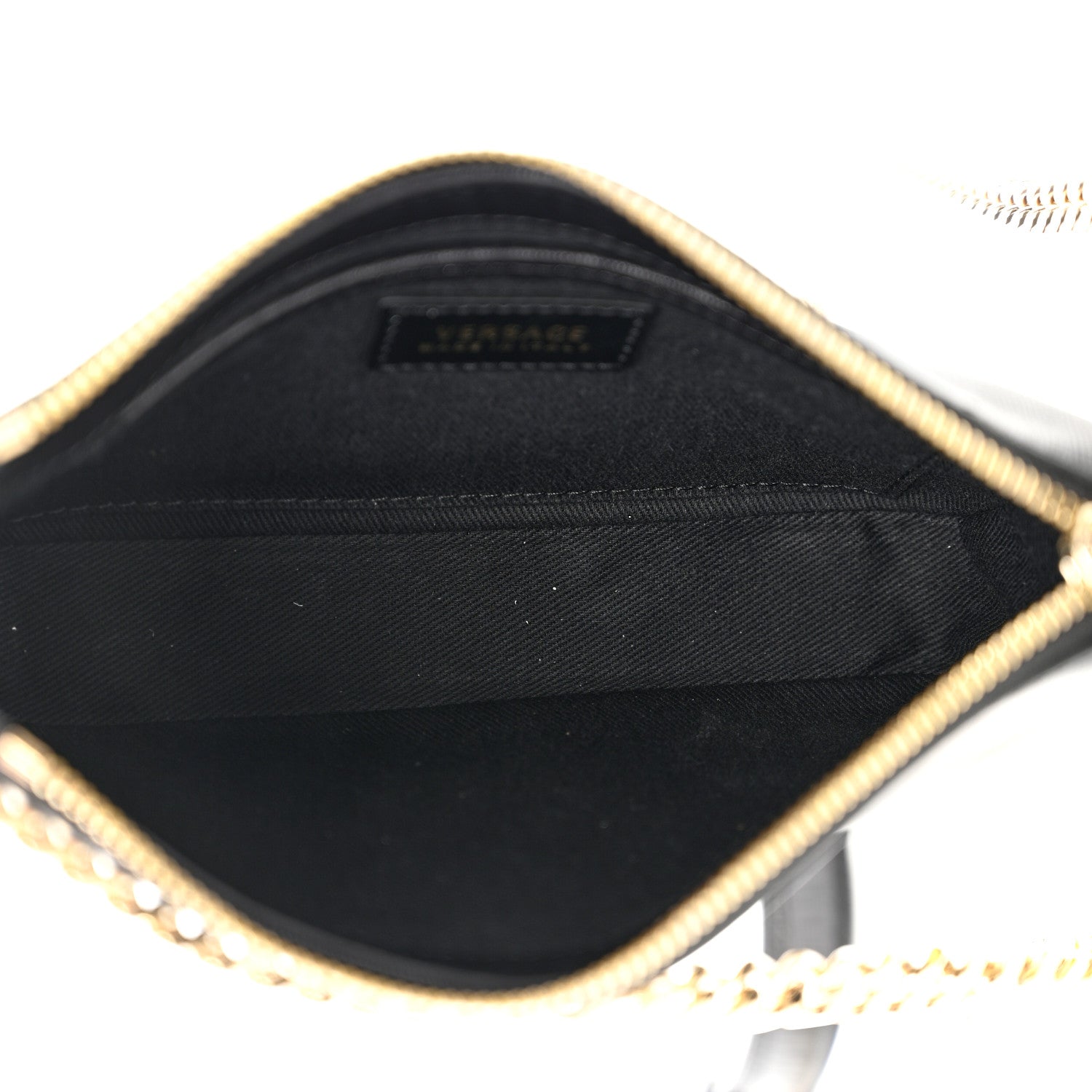 Versace Saffiano Baroque Print La Medusa Crossbody Black 5 of 9
