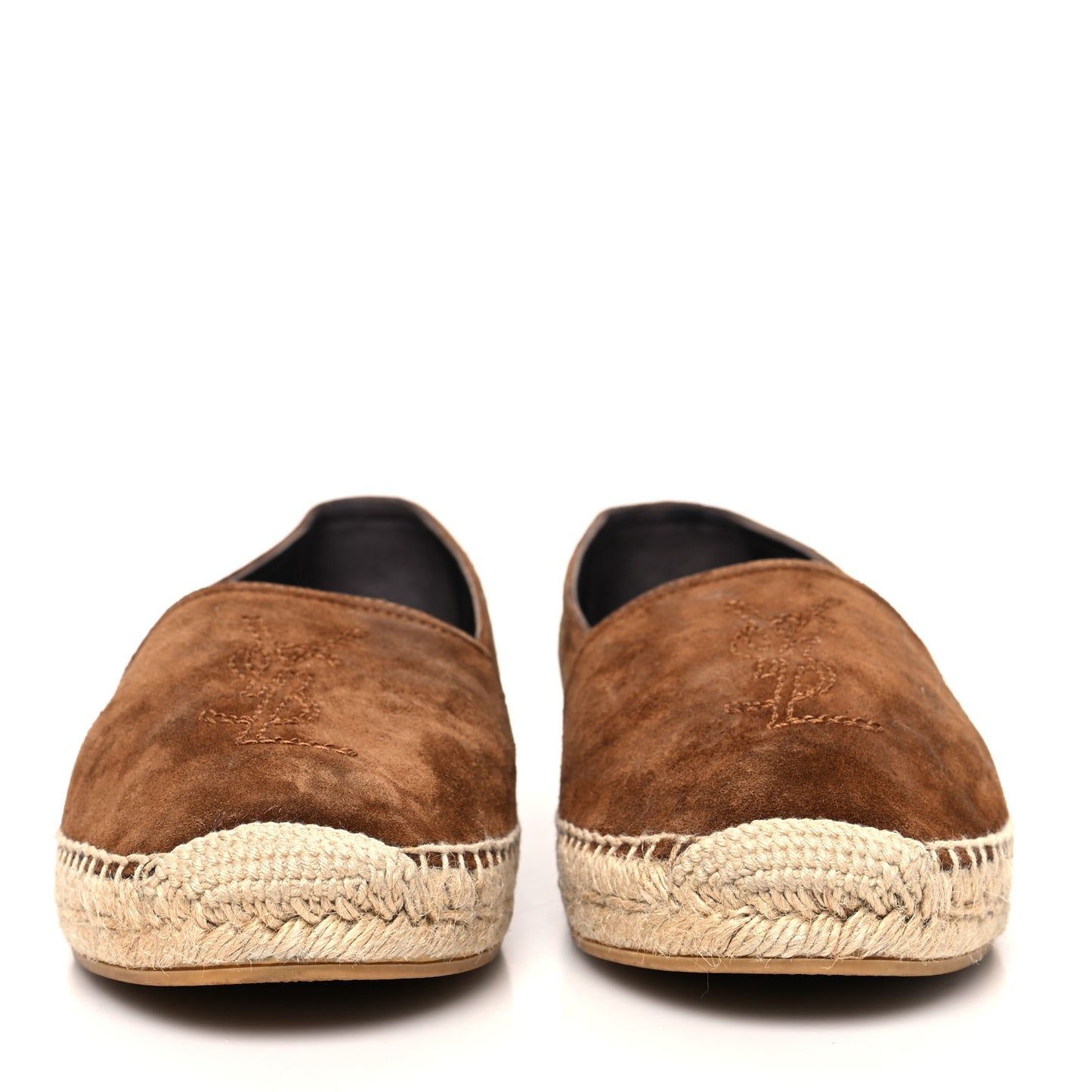 Suede Monogram Espadrilles 40 Brown
