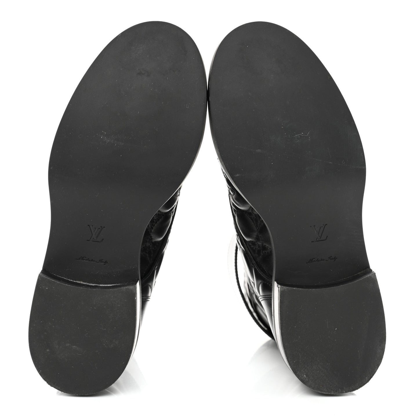 Calfskin Embossed Wonderland Ranger Boots 37 Black