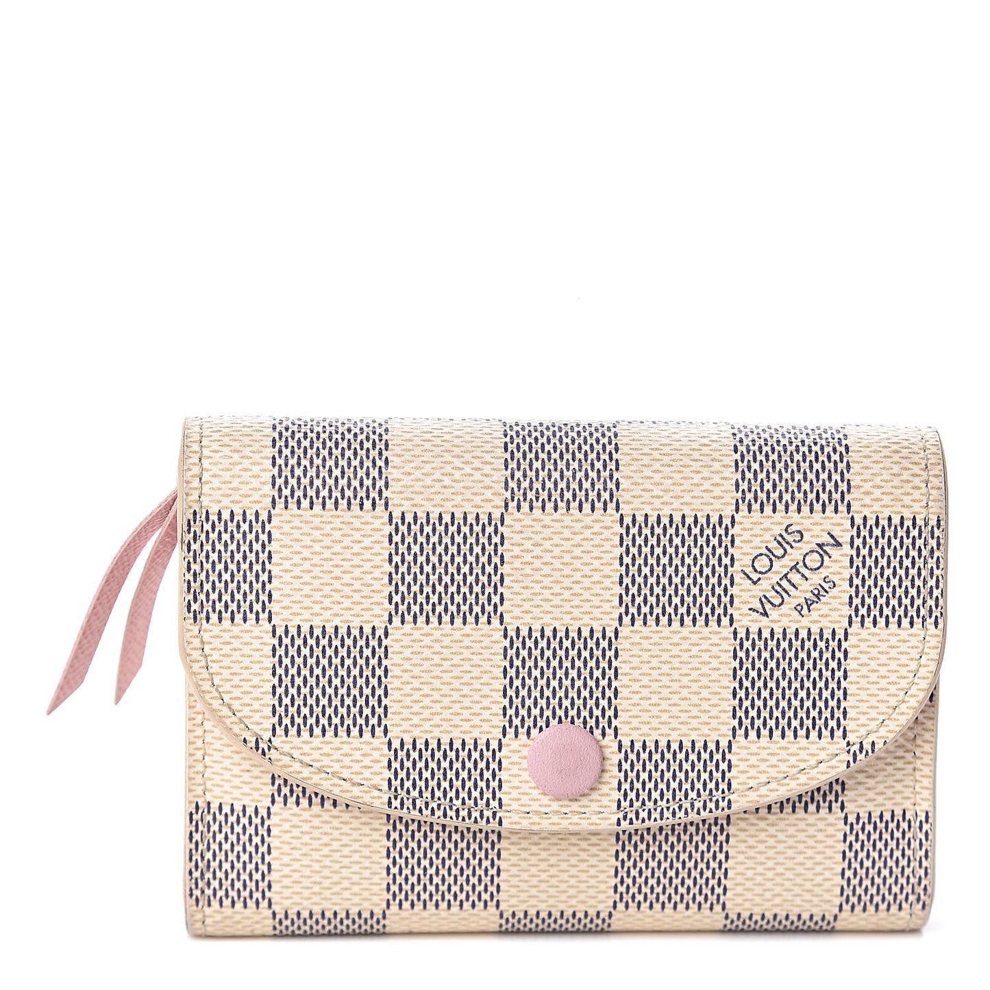 Damier Azur Rosalie Coin Purse Rose Ballerine