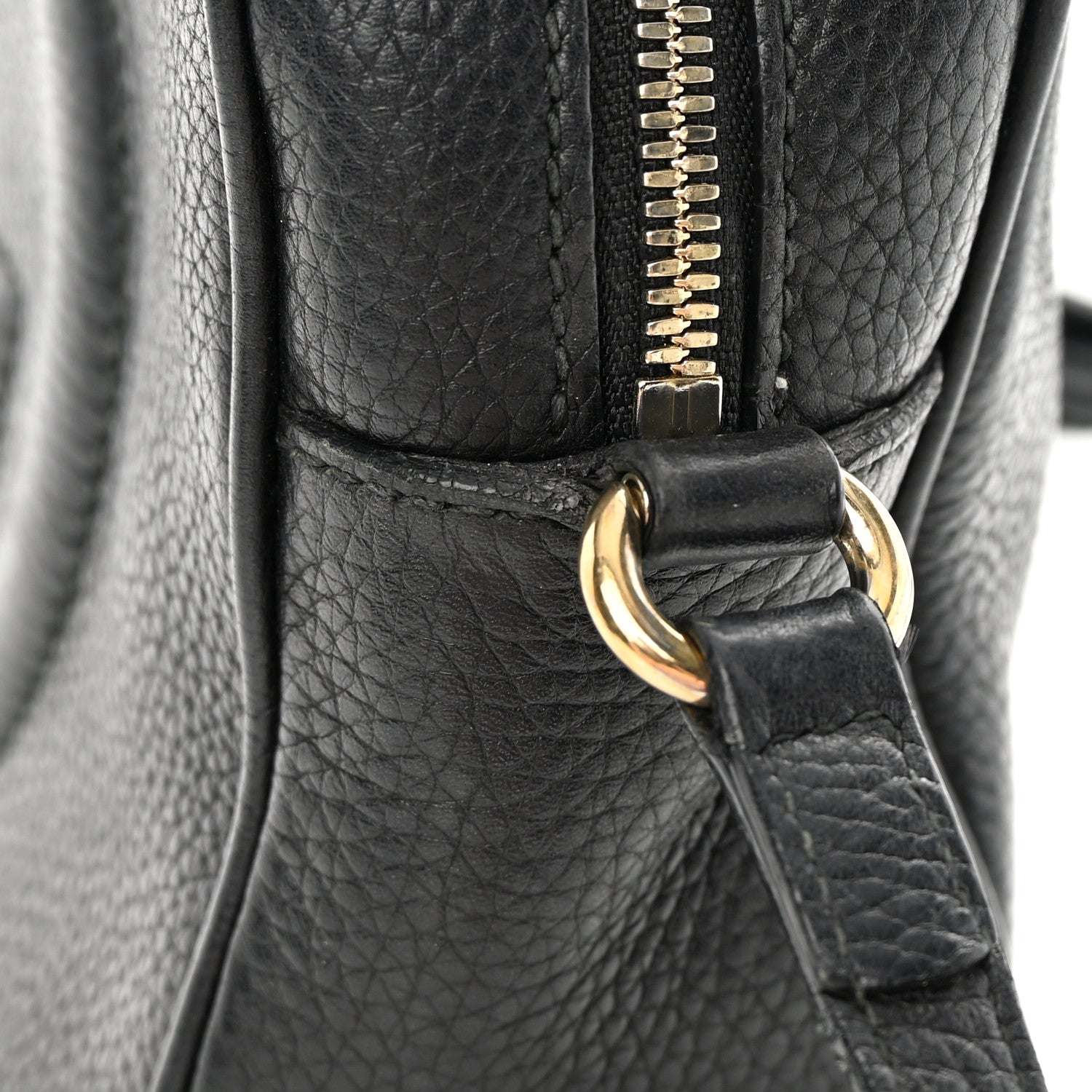 Gucci Pebbled Calfskin Small Soho Disco Bag Black 17 of 23