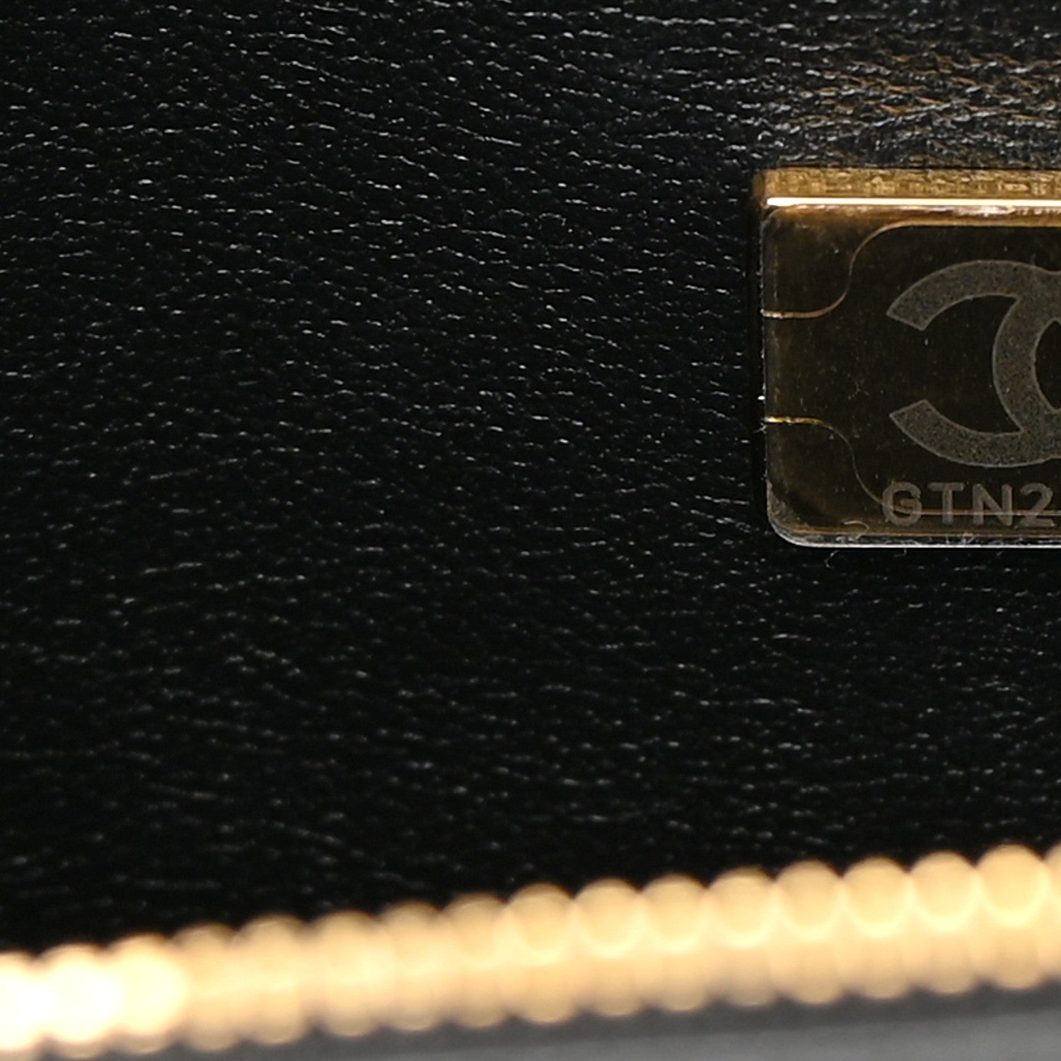 Chanel Calfskin Quilted Small Studded Square Vanity Case Black 7 of 12