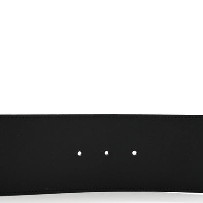 Gucci Moon Calfskin Pearl Double G 70mm Belt 90 36 Black Cream 3 of 5