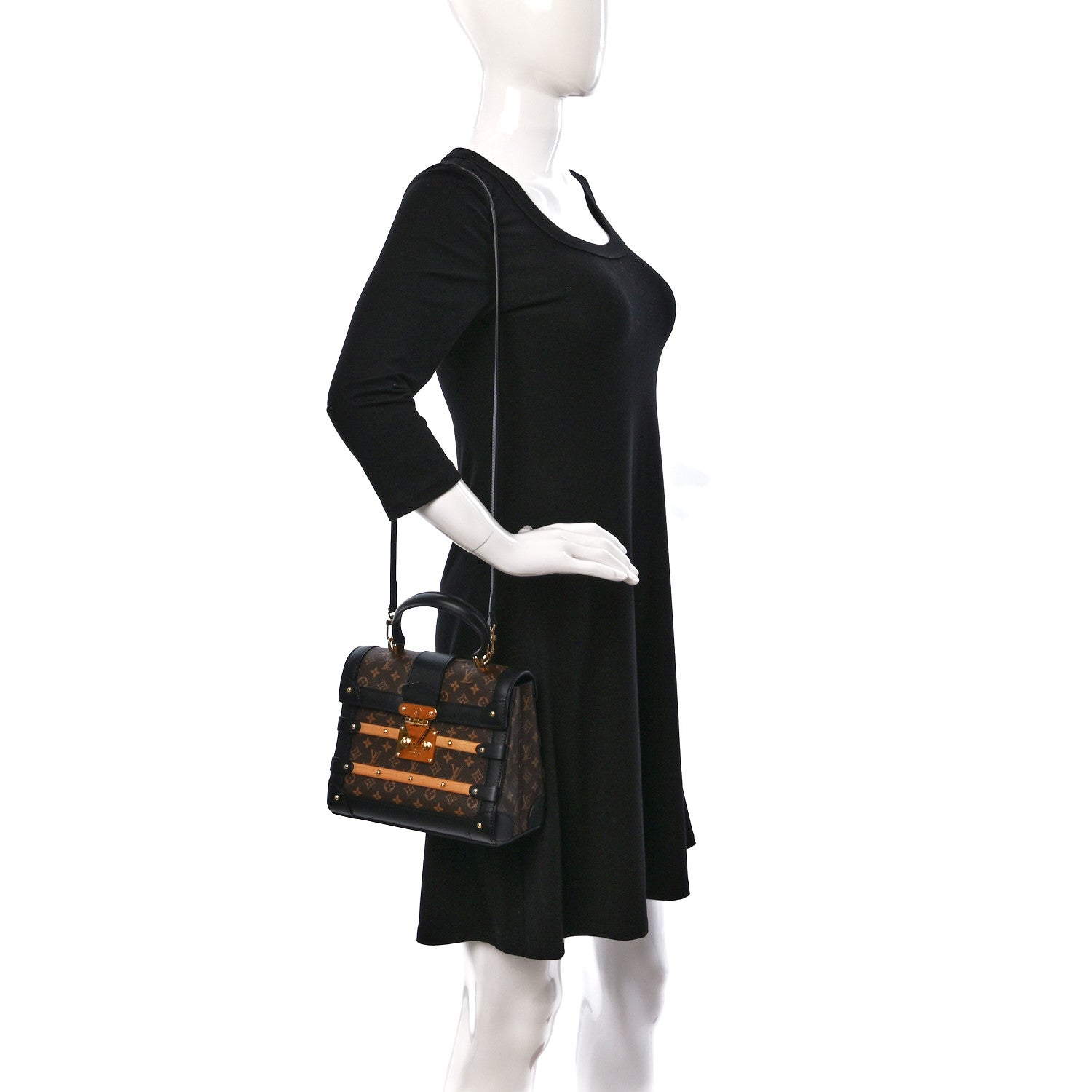 Louis Vuitton Monogram Trianon Black 2 of 11