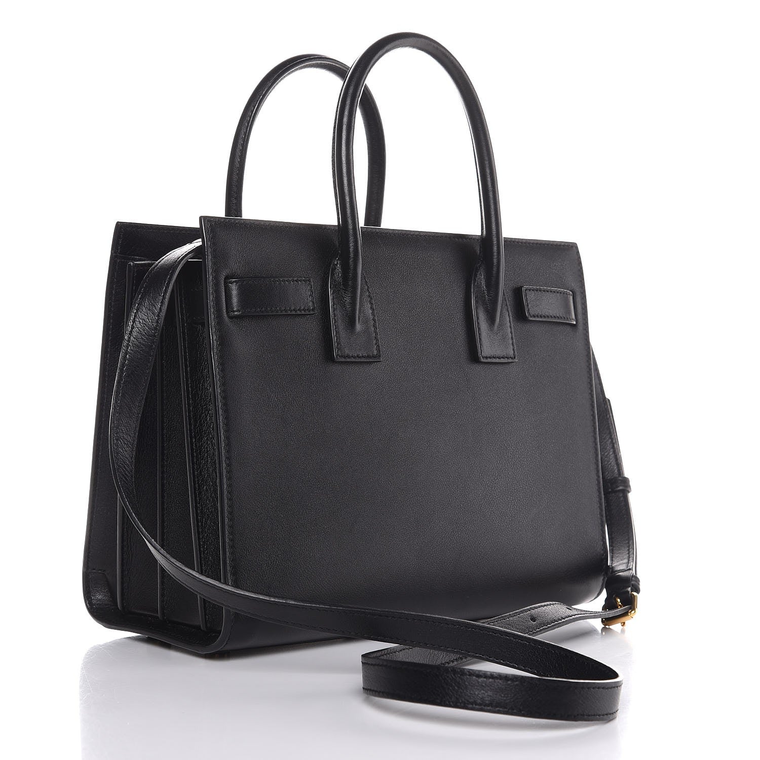 Saint Laurent Calfskin Love Patchwork Baby Sac De Jour Black 3 of 7