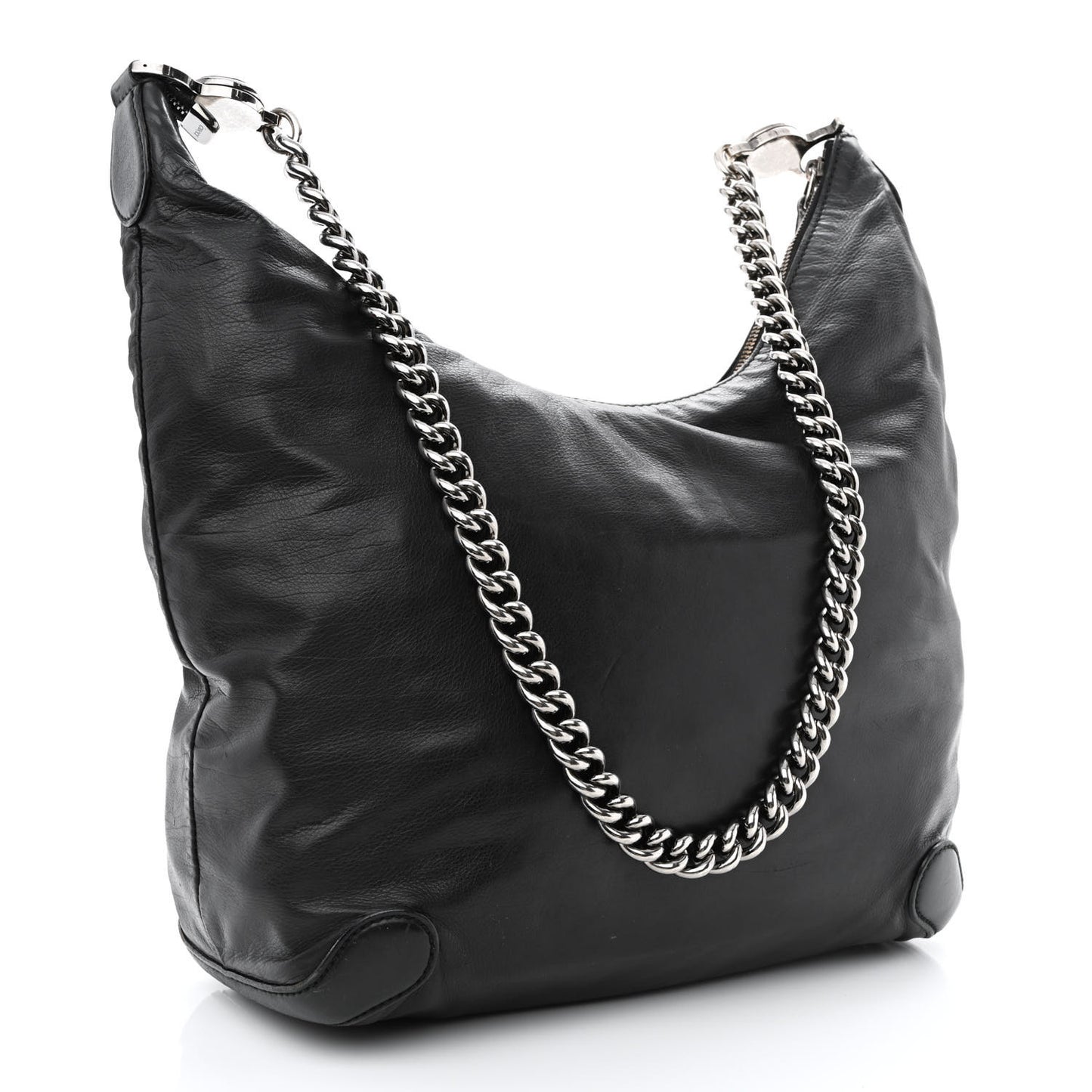 Calfskin Galaxy Hobo Black
