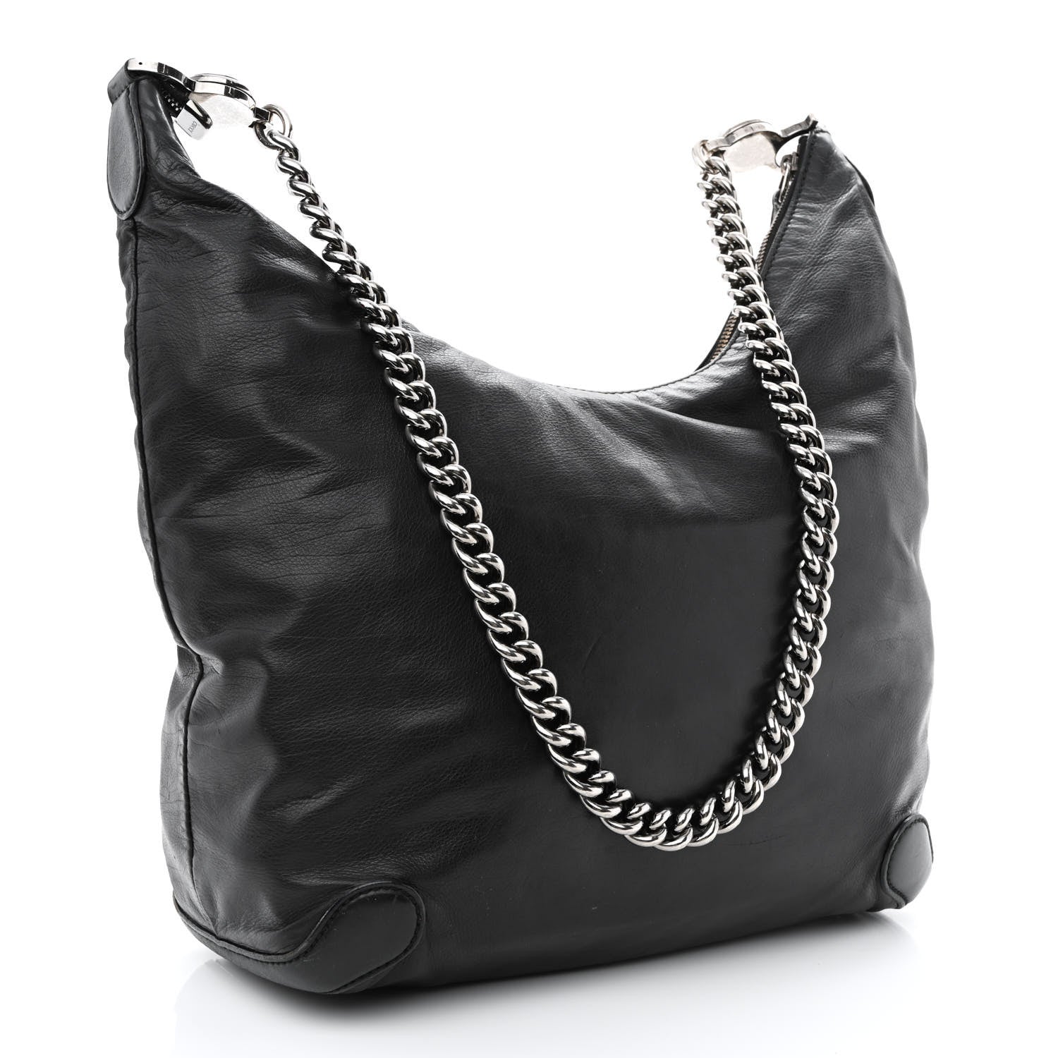 Gucci Calfskin Galaxy Hobo Black 3 of 11