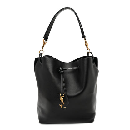 Saint Laurent Lambskin Paris VII Pochon Black 1 of 9