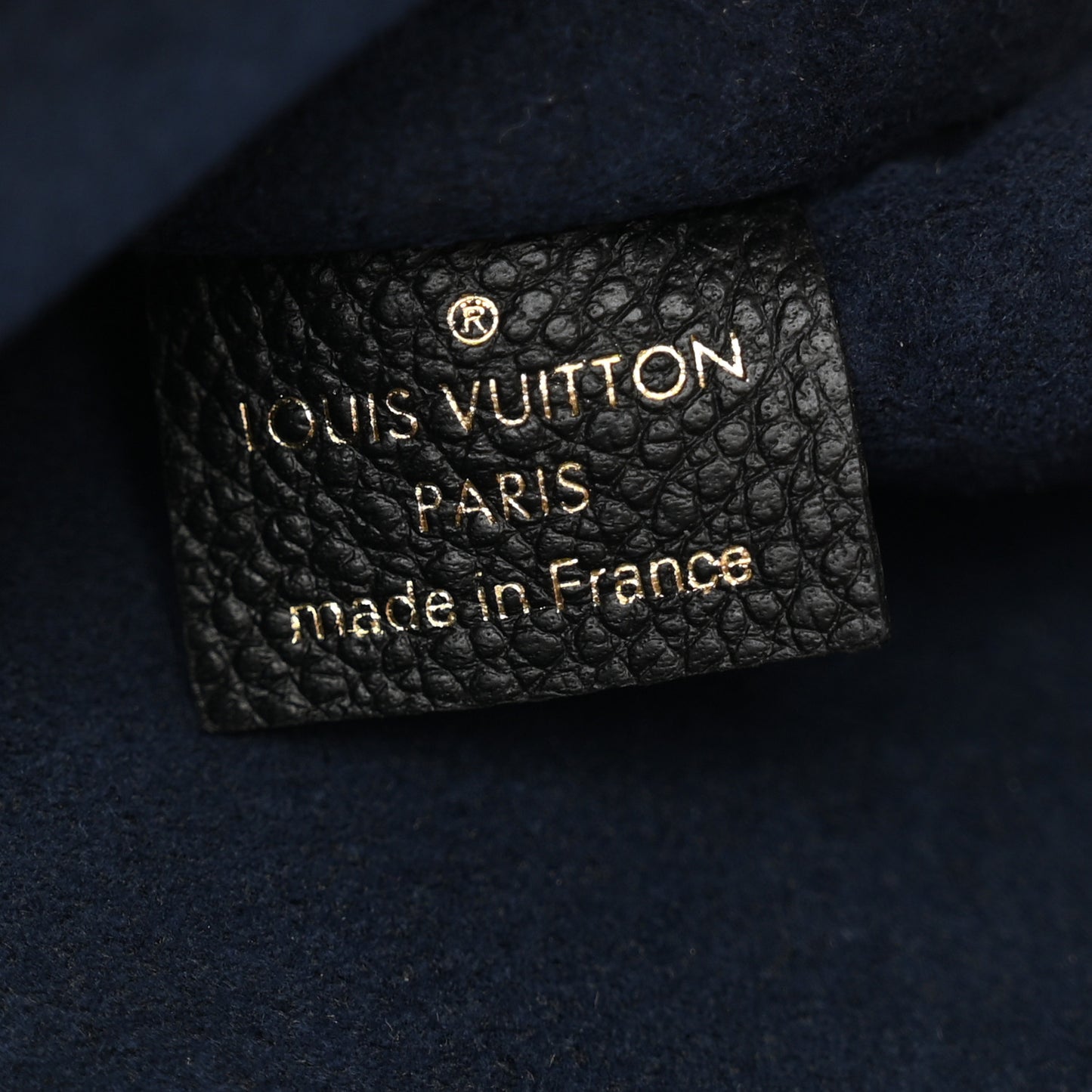 LOUIS VUITTON Empreinte Monogram Giant Neverfull MM Pochette Black