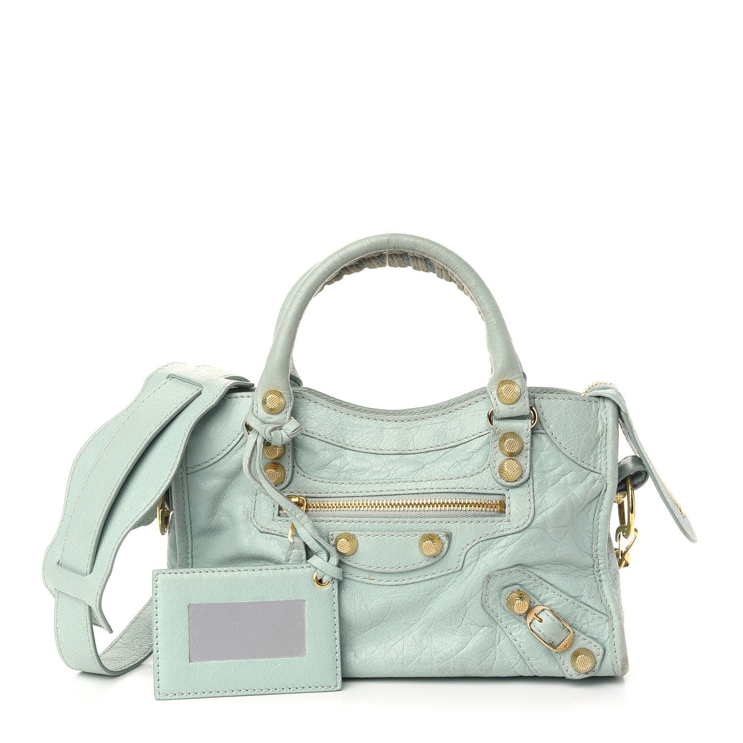 Balenciaga Agneau Giant 12 Gold Hardware Mini City Vert Jade 1 of 10