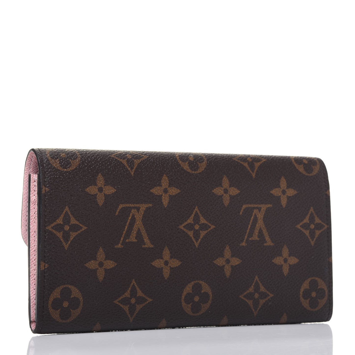 Monogram Emilie Wallet Rose Ballerine