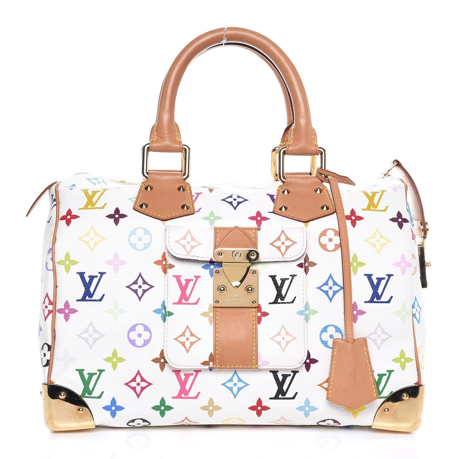 Louis Vuitton Monogram Multicolor Speedy 30 White 1 of 14
