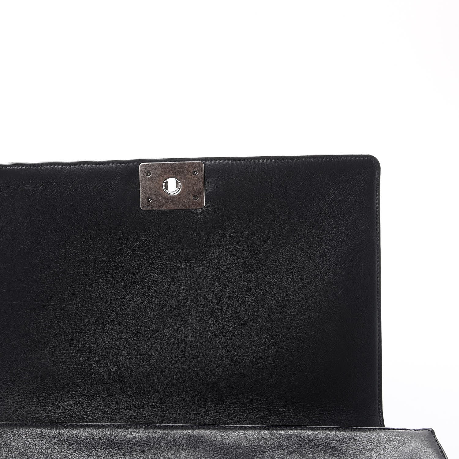 Chanel Calfskin Quilted Large Boy Flap Black 9 of 13