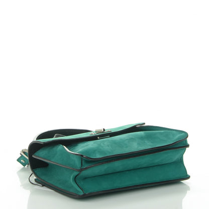 Proenza Schouler Suede Small Hava Top Handle Bag Malachite 4 of 6