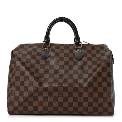 Louis Vuitton Damier Ebene Speedy 35 1 of 12